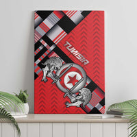 Tunisia Canvas Wall Art Silver Lions Sports Patterns - Wonder Print Shop