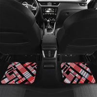 Personalized Tunisia Car Mats Silver Lions Sports Patterns - Wonder Print Shop