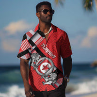 Personalized Tunisia Hawaiian Shirt Silver Lions Sports Patterns - Wonder Print Shop