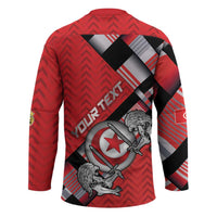 Personalized Tunisia Hockey Jersey Silver Lions Sports Patterns - Wonder Print Shop