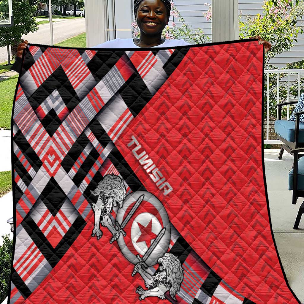 Tunisia Quilt Silver Lions Sports Patterns - Wonder Print Shop