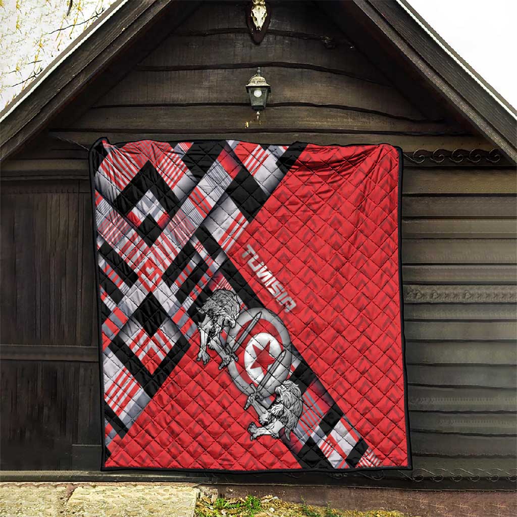 Tunisia Quilt Silver Lions Sports Patterns - Wonder Print Shop