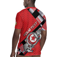 Personalized Tunisia Rugby Jersey Silver Lions Sports Patterns - Wonder Print Shop