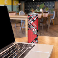 Personalized Tunisia Skinny Tumbler Silver Lions Sports Patterns - Wonder Print Shop