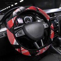 Tunisia Steering Wheel Cover Silver Lions Sports Patterns - Wonder Print Shop