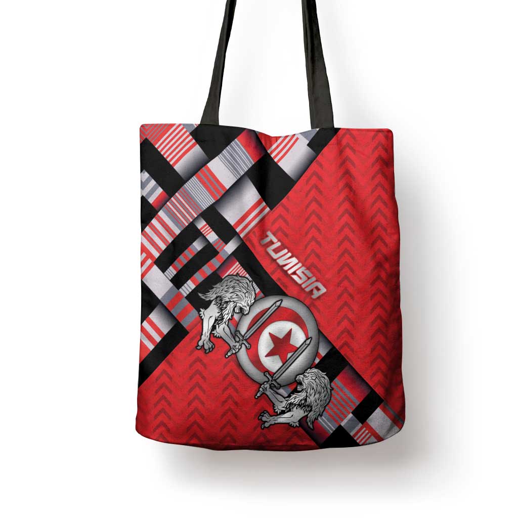 Tunisia Tote Bag Silver Lions Sports Patterns - Wonder Print Shop