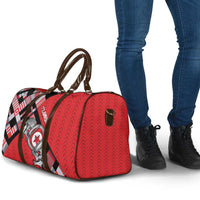 Tunisia Travel Bag Silver Lions Sports Patterns - Wonder Print Shop