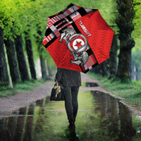Tunisia Umbrella Silver Lions Sports Patterns - Wonder Print Shop