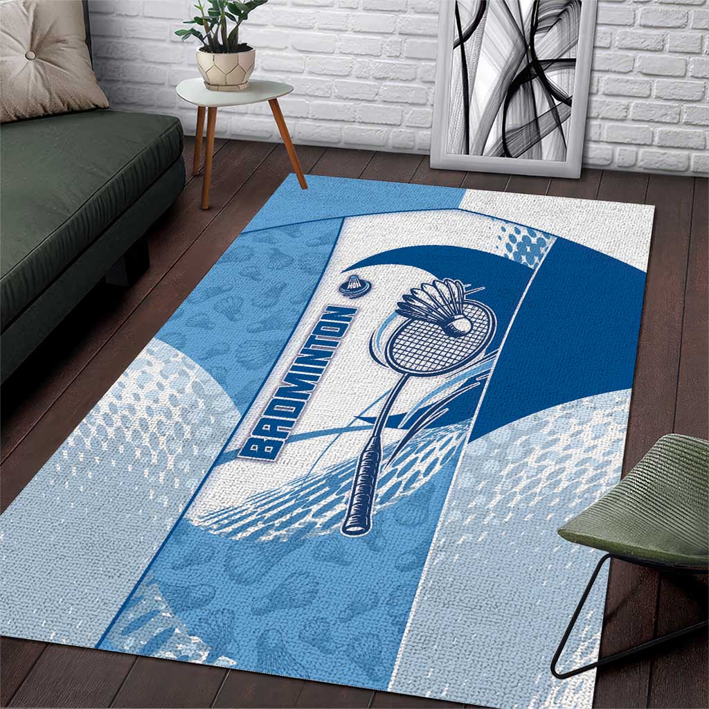 Badminton Area Rug Dynamic Swoosh