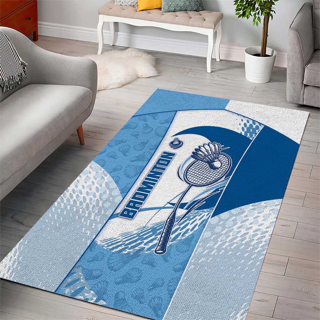 Badminton Area Rug Dynamic Swoosh
