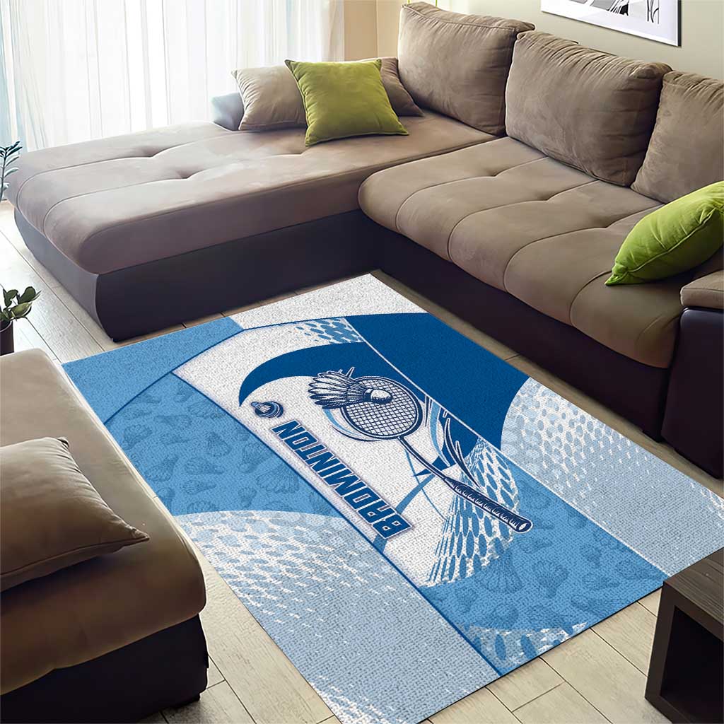 Badminton Area Rug Dynamic Swoosh
