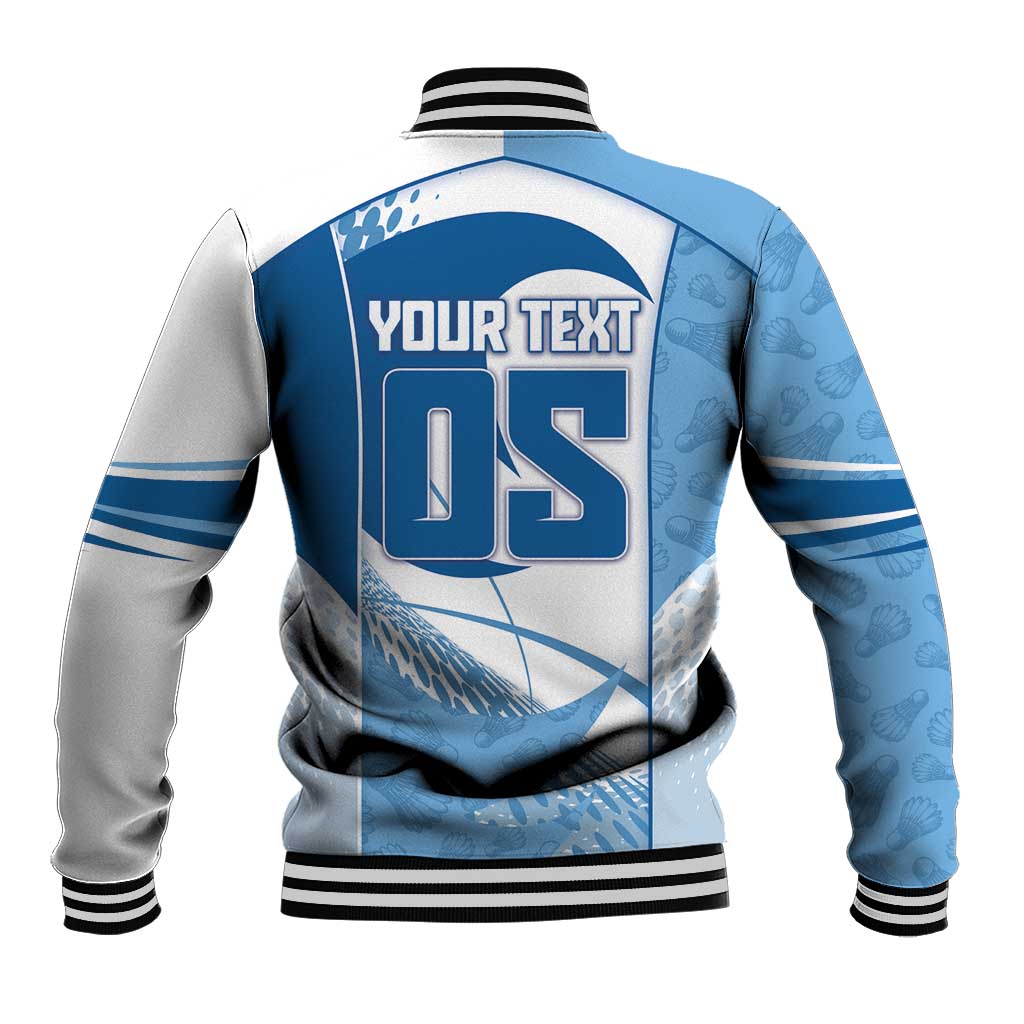 Custom Badminton Baseball Jacket Dynamic Swoosh