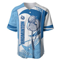 Custom Badminton Baseball Jersey Dynamic Swoosh