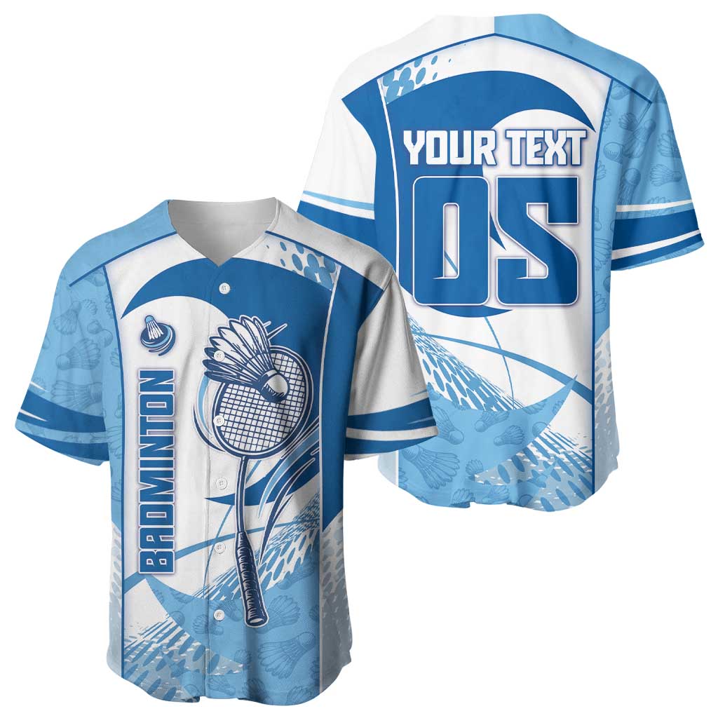 Custom Badminton Baseball Jersey Dynamic Swoosh
