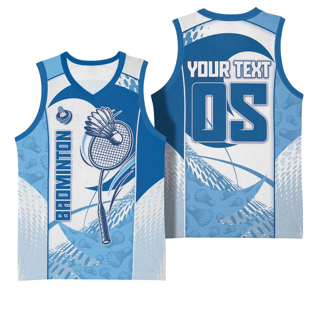 Custom Badminton Basketball Jersey Dynamic Swoosh