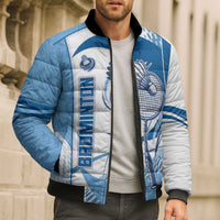 Custom Badminton Bomber Puffer Jacket Dynamic Swoosh