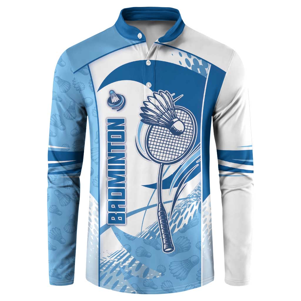 Custom Badminton Button Sweatshirt Dynamic Swoosh