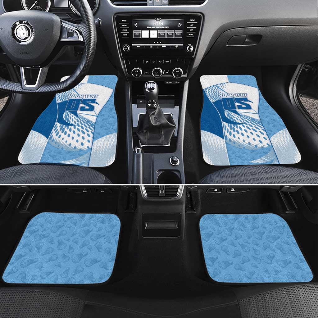 Custom Badminton Car Mats Dynamic Swoosh