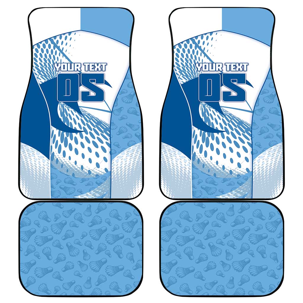 Custom Badminton Car Mats Dynamic Swoosh