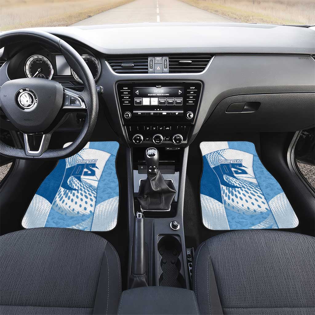 Custom Badminton Car Mats Dynamic Swoosh