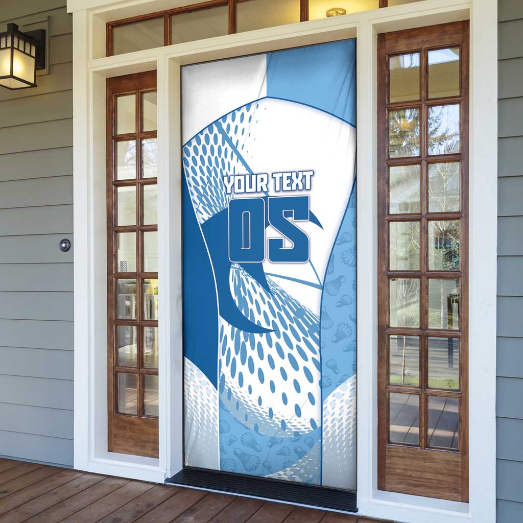 Custom Badminton Door Cover Dynamic Swoosh