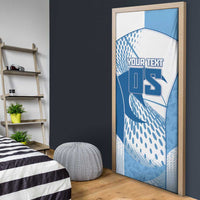 Custom Badminton Door Cover Dynamic Swoosh