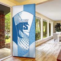 Custom Badminton Door Cover Dynamic Swoosh