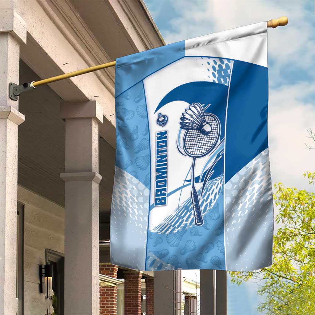 Badminton Garden Flag Dynamic Swoosh
