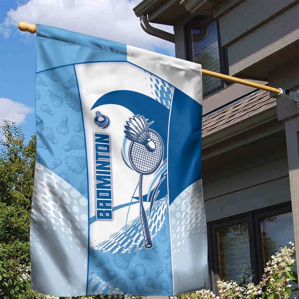 Badminton Garden Flag Dynamic Swoosh