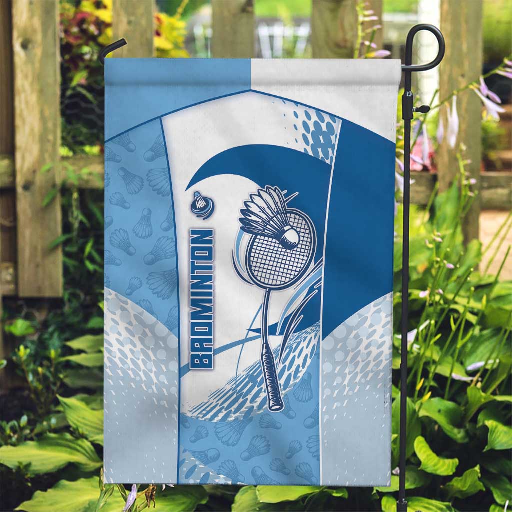 Badminton Garden Flag Dynamic Swoosh