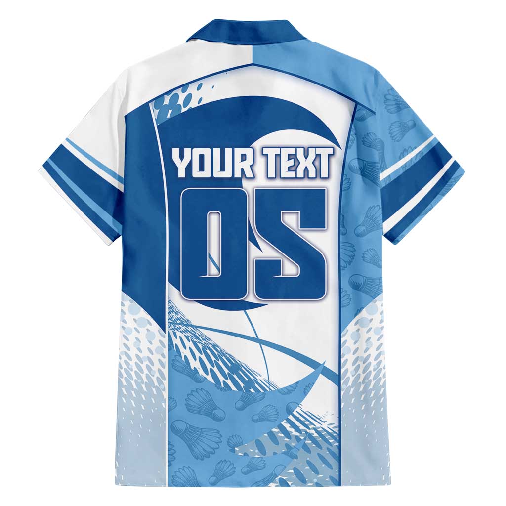 Custom Badminton Hawaiian Shirt Dynamic Swoosh