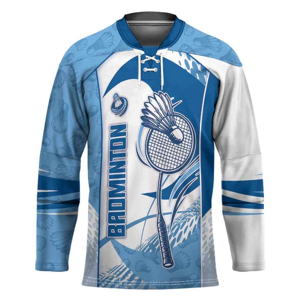 Custom Badminton Hockey Jersey Dynamic Swoosh