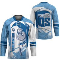 Custom Badminton Hockey Jersey Dynamic Swoosh