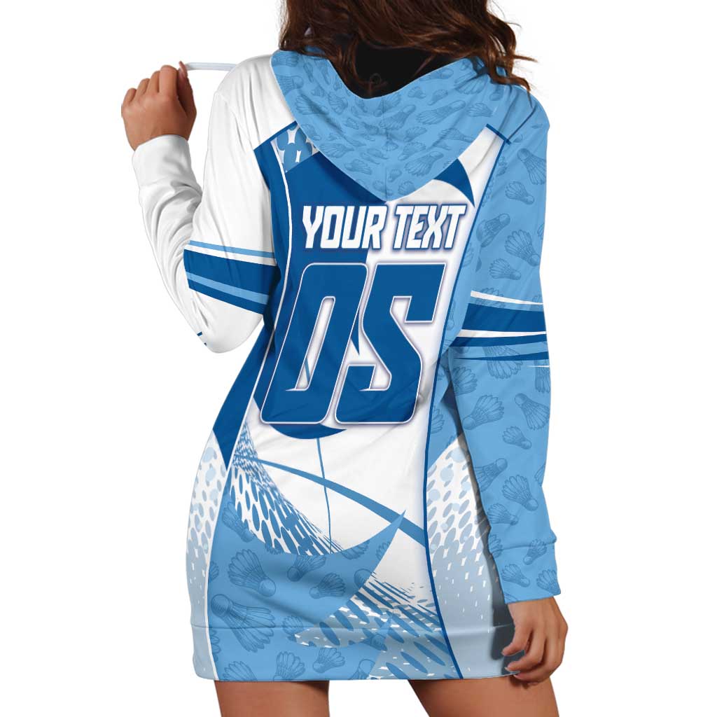 Custom Badminton Hoodie Dress Dynamic Swoosh