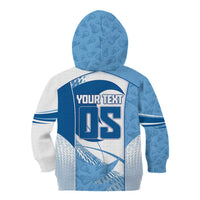 Custom Badminton Kid Hoodie Dynamic Swoosh