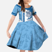 Custom Badminton Kid Short Sleeve Dress Dynamic Swoosh