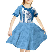 Custom Badminton Kid Short Sleeve Dress Dynamic Swoosh