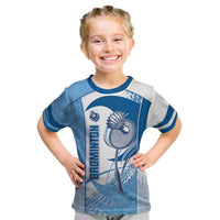 Custom Badminton Kid T Shirt Dynamic Swoosh