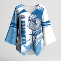 Custom Badminton Kimono Sleeve Blouse Dynamic Swoosh