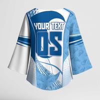 Custom Badminton Kimono Sleeve Blouse Dynamic Swoosh