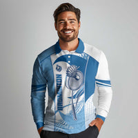 Custom Badminton Long Sleeve Polo Shirt Dynamic Swoosh