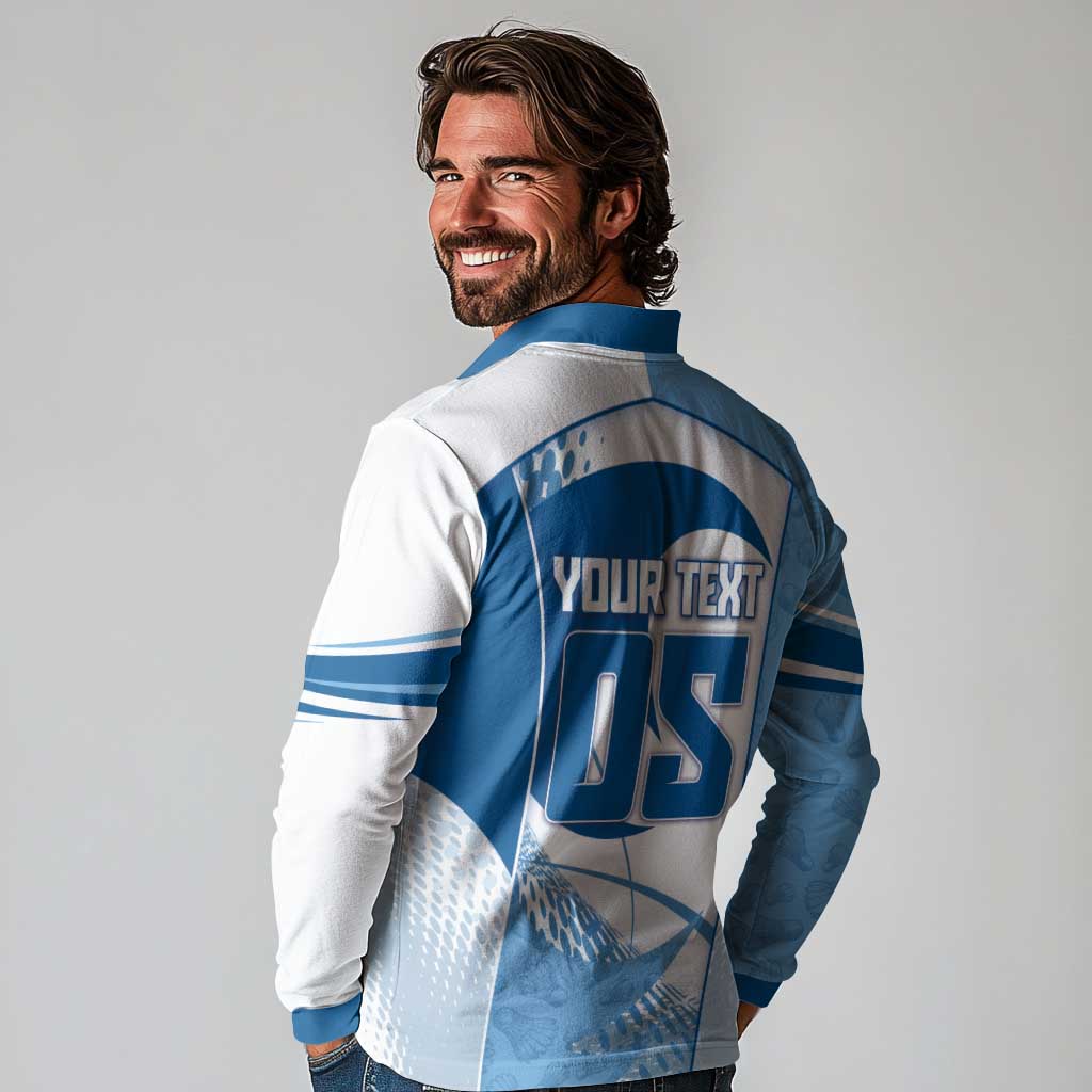 Custom Badminton Long Sleeve Polo Shirt Dynamic Swoosh
