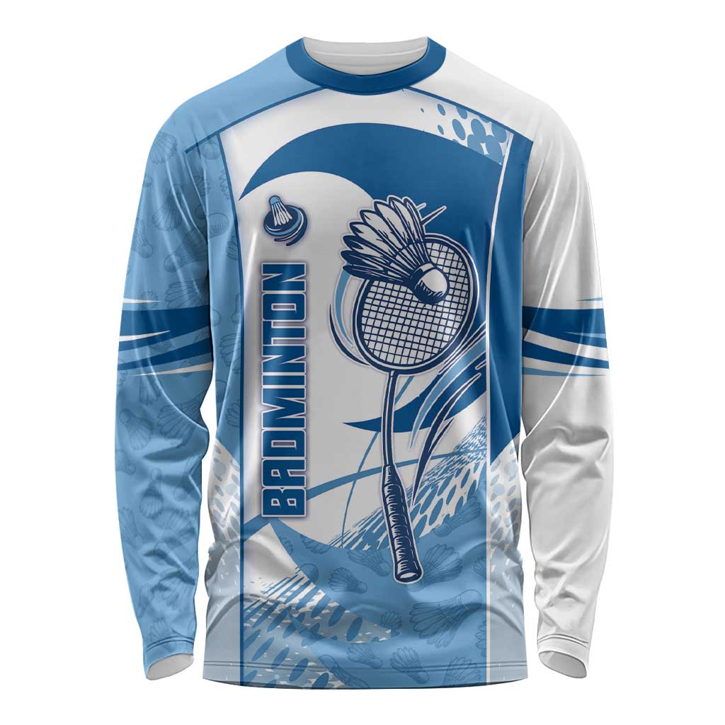Custom Badminton Long Sleeve Shirt Dynamic Swoosh