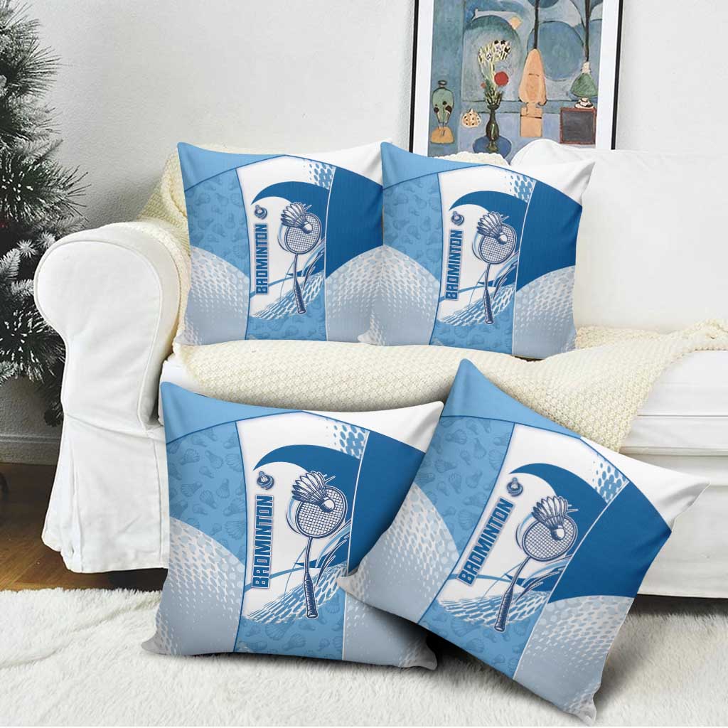Badminton Pillow Cover Dynamic Swoosh
