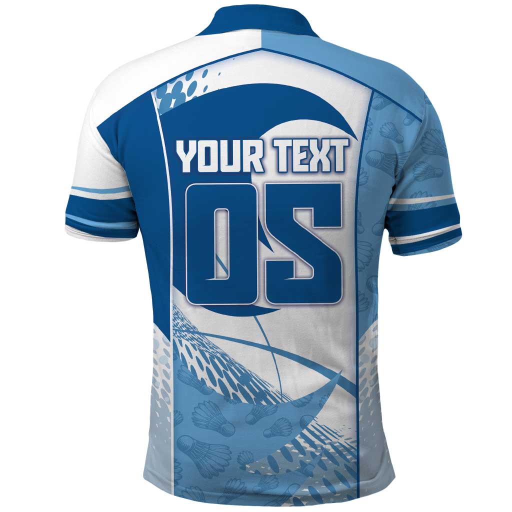 Custom Badminton Polo Shirt Dynamic Swoosh