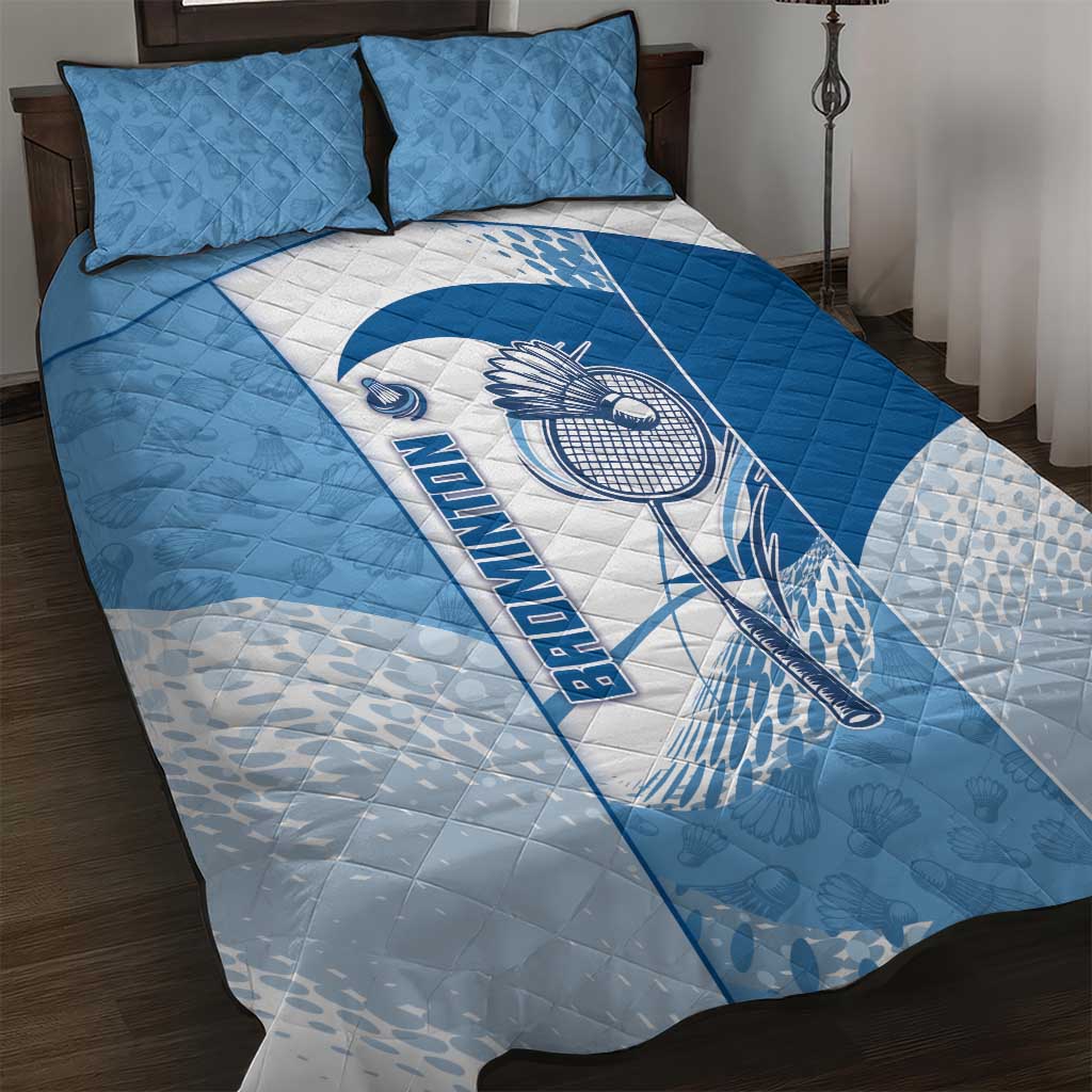 Badminton Quilt Bed Set Dynamic Swoosh
