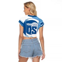 Custom Badminton Raglan Cropped T Shirt Dynamic Swoosh