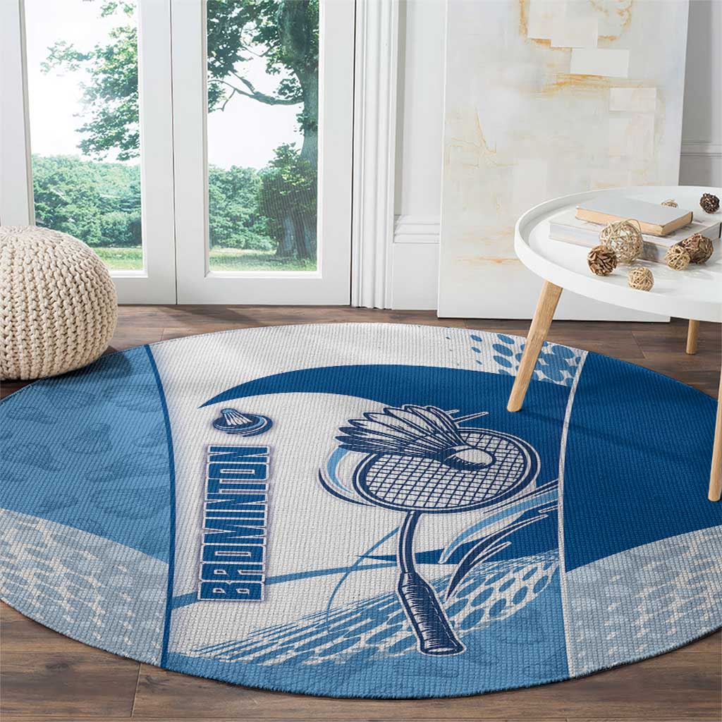 Badminton Round Carpet Dynamic Swoosh