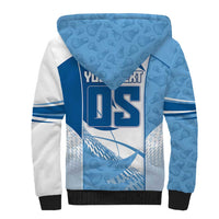 Custom Badminton Sherpa Hoodie Dynamic Swoosh