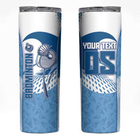 Custom Badminton Skinny Tumbler Dynamic Swoosh